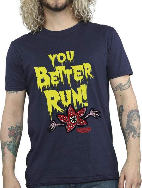 Produktbild Netflix Stranger Things You Better Run TShirt (3XL)