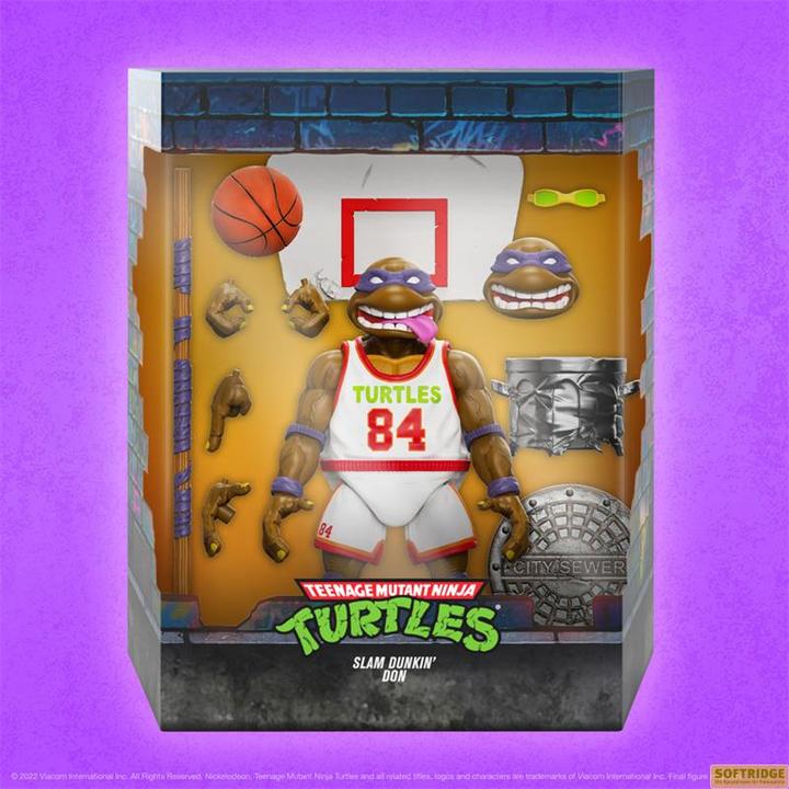 Immagine prodotto Super7 Statuetta ninja Les Tortues Ultimates Slam Dunkin' Don 18 cm