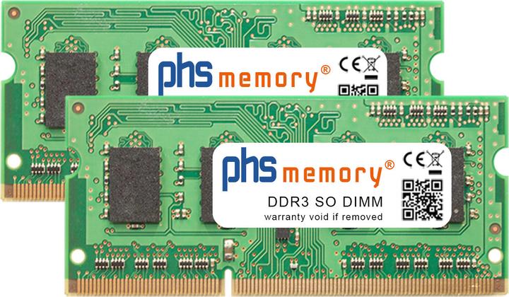 Immagine prodotto PHS-memory 8GB (2x4GB) Kit di memoria RAM per QNAP TS-651 DDR3 SO DIMM 1600MHz (TS-651, 2 x 4GB)