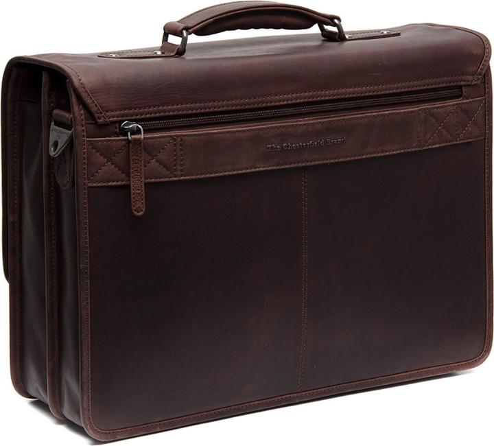 Actual product image The Chesterfield Brand Glenwood briefcases messenger leather 42 cm laptop compartment (17.72")