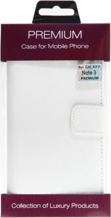 Actual product image OEM Slim Leather Book Case Galaxy Note 3 - white 4250710547326 (Samsung Galaxy Note 3)