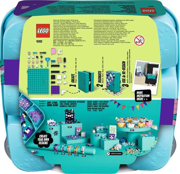 Produktbild LEGO Geheimbox mit Schlüsselhalter (41925, LEGO Dots)