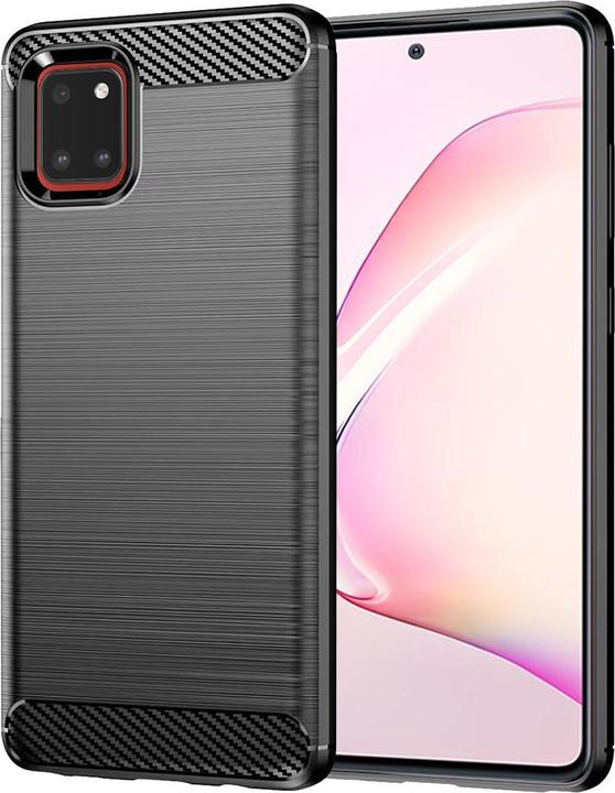 Immagine prodotto Techsuit - Carbon Silicone - Samsung Galaxy Note 10 Lite - Black (Samsung Galaxy Note 10 Lite)