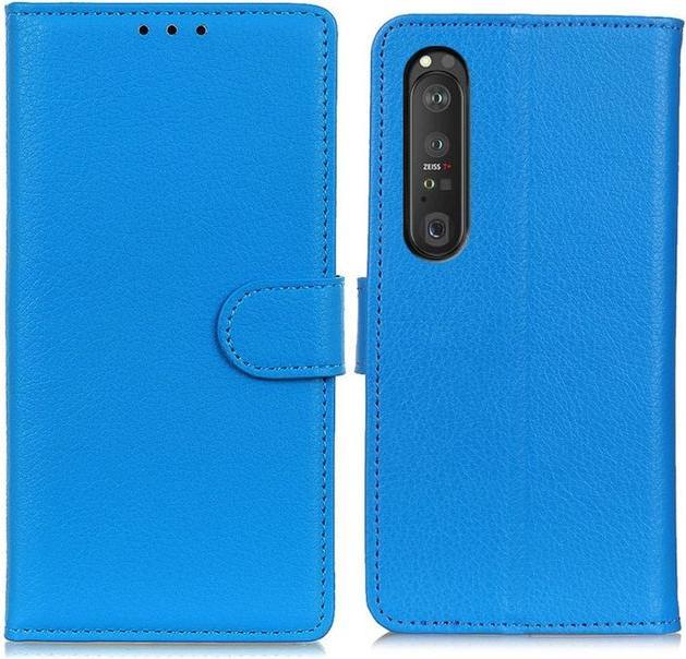 Actual product image MU Classic Litchi Leather Bookcover Series (Sony Xperia 1 III)