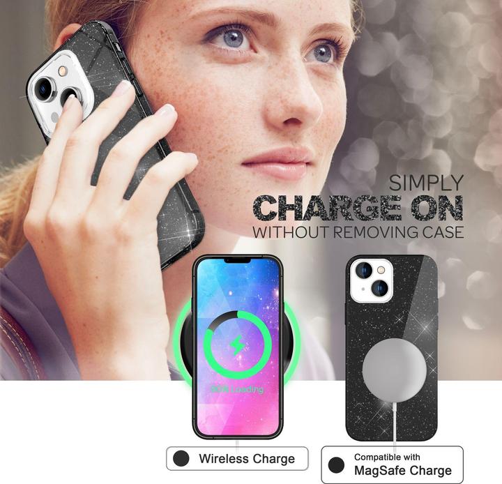 Image du produit Nalia Étui à paillettes (Apple iPhone 14)