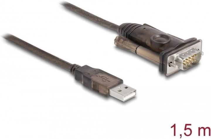 Delock Serial adapter 62645 USB type-A to RS-232 with screws (1.50 m, VGA)