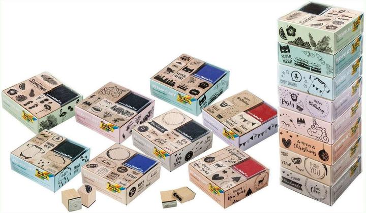 Image du produit Folia Set de timbres Happy Birthday