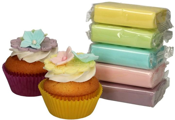 Actual product image FunCakes Roll fondant multipack pastel colors 5x100 g (1 x)
