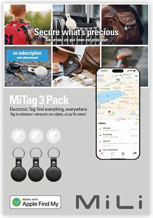 Actual product image Mili MiTag (3 Pack) (iOS, iPadOS, Apple)