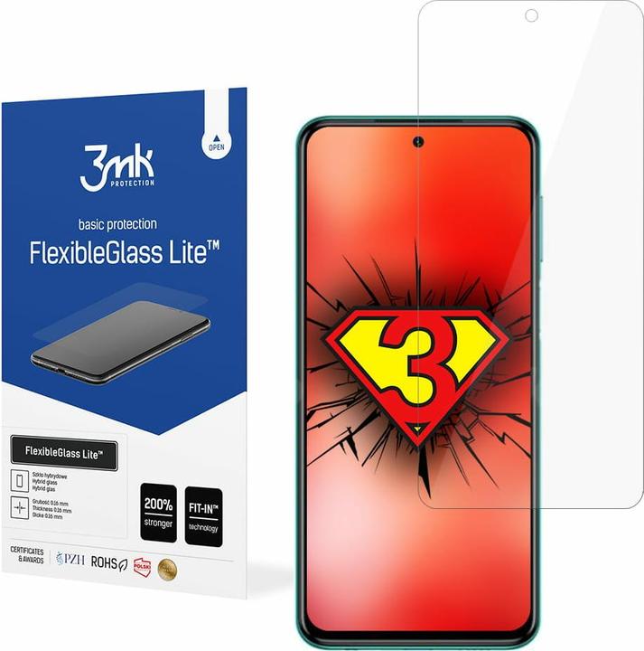 Image du produit 3MK hybrid glass Flexible 2.5D Lite for Xiaomi Redmi Note 9 Pro (1 pièce(s), Xiaomi Redmi Note 9 Pro)