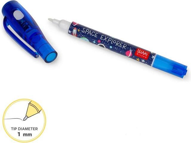 Produktbild Legami Stift mit Unsichtbarer Tinte - Magic Pen - Space (Blau, 1 x)