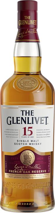 Immagine prodotto The Glenlivet Riserva di quercia francese di 15 anni (Single Malt, Whisky scozzese, 1 x 70 cl)