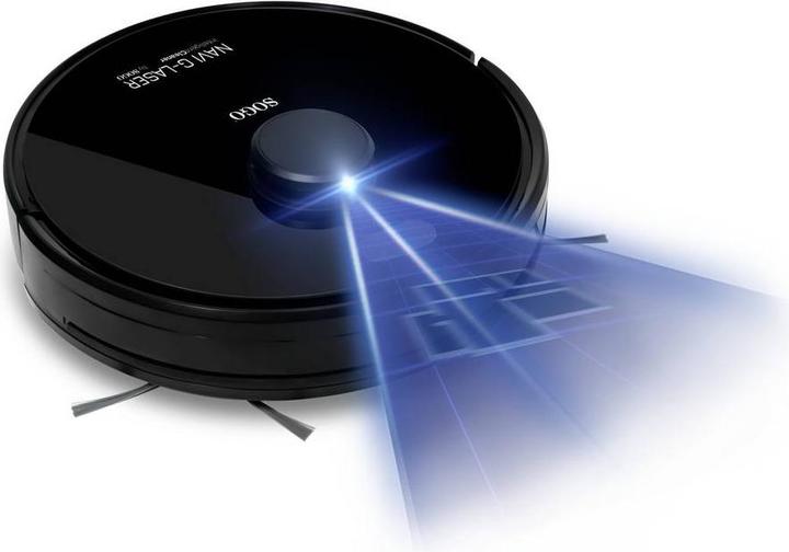 Actual product image Sogo Intelligent cleaning robot Black App controlled, bagless, incl. acc. (Robot vacuum)