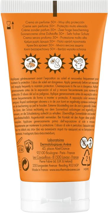 Immagine prodotto Avène Crema solare senza profumi (Crema solare, SPF 50, 50 ml, 67 g)