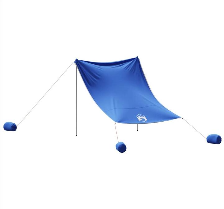 Image du produit VidaXL Tente d'ombrage de plage avec sacs de sable 214 x 236 cm (Tente de plage, 0.18 kg, 4 personnes)