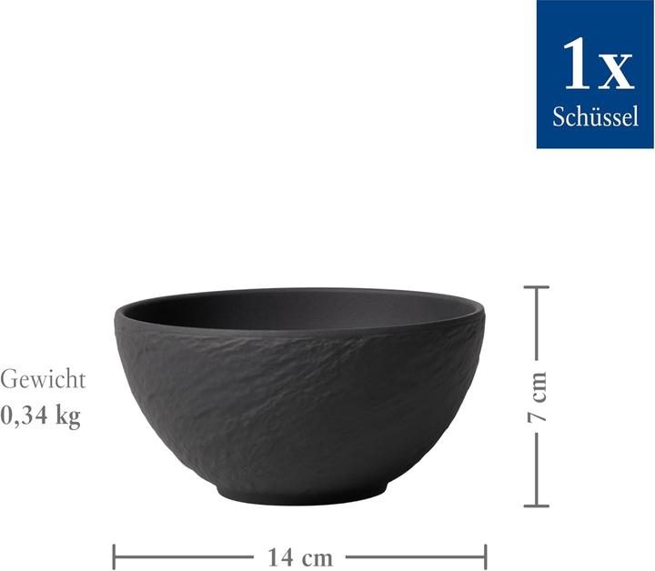 Produktbild Villeroy & Boch Bol Manufacture Rock (14 cm, 0.65 l, 1 x)