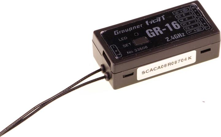 Produktbild Graupner GR-16 2,4GHZ HOTT 8K EMPFÄNGER