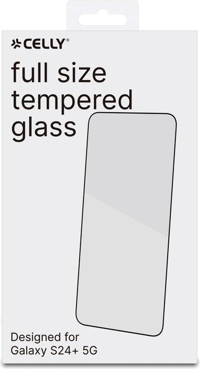 Actual product image Celly Full Screen Protector Tempered glass Galaxy S24 Plus 5G (1 Piece, Samsung Galaxy S24+)