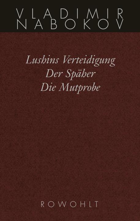 Immagine prodotto Lushins Verteidigung / Der Späher / Die Mutprobe (Tedesco, Vladimir Nabokov, 1992)