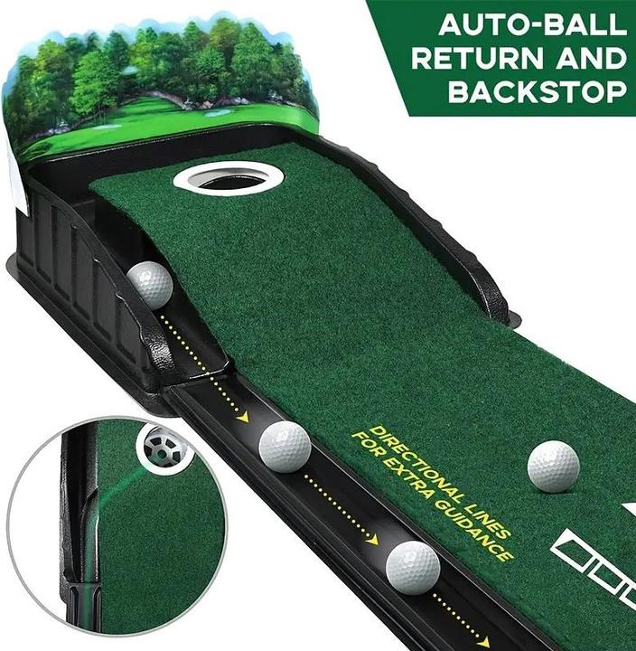 Cbx Golf Putting Matte mit Auto Return