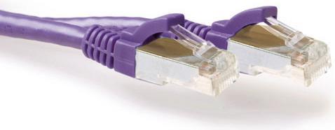 Immagine prodotto Viola 5 metri LSZH SFTP CAT6A cavo patch snagless con connettori RJ45 (S/FTP, CAT6a, 5 m)