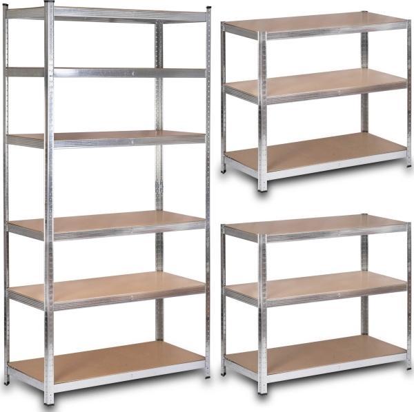Image du produit Étagère de stockage en métal 222 x 110 x 50 cm HR-815