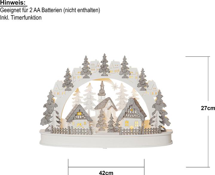 Produktbild Star Trading Kerzenleuchter Grauberg