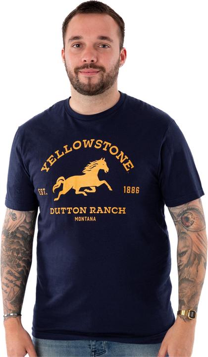 Immagine prodotto Yellowstone Dutton Ranch Maglietta Logo Maniche Corte Uomo (S)