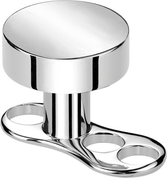 Immagine prodotto Star Piercing Dermal Anchor Innengewinde silber mit flachem Zylinder silber (Titanio G23, senza ottone)