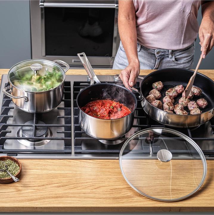 Actual product image KitchenAid Stainless steel breakdown kit 4-piece (28 cm, Pan set + pot set, Stainless steel)