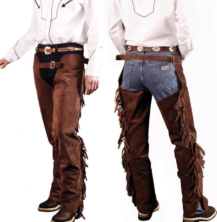 Lakota Wildlederchaps mit Fransen (S)