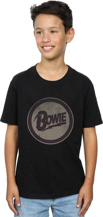 Actual product image David Bowie Boys Circle Logo T-Shirt (140, 146)