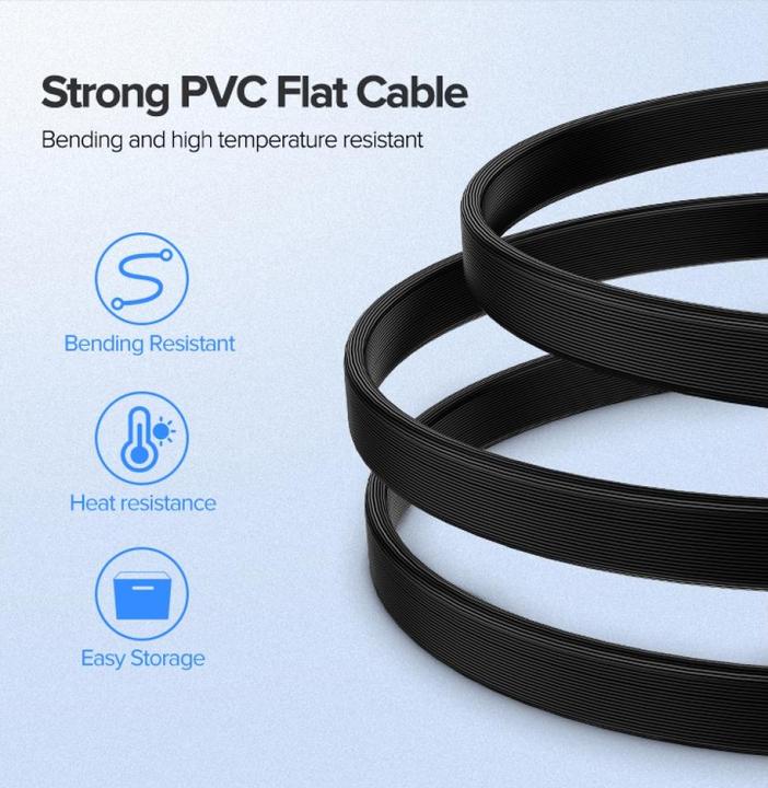 Actual product image Ugreen SATA 3.0 cable angled 90-degree