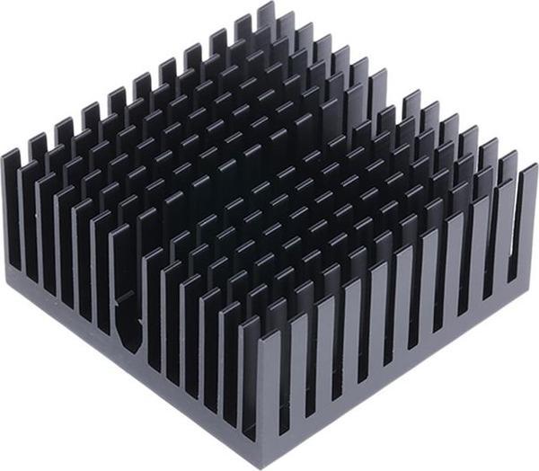Rs Pro Kühlkörper 8.2K/W, 40mm x 40mm x 18mm, Klebefolie