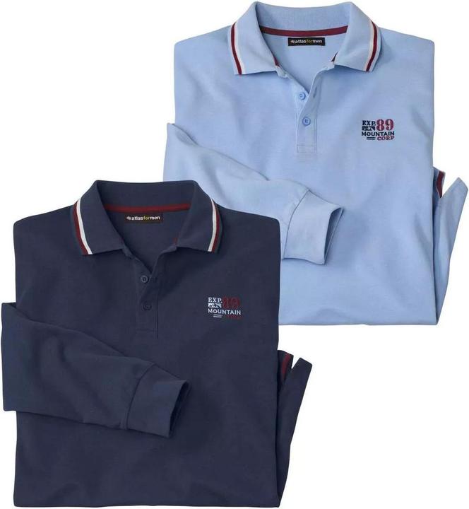 Immagine prodotto Atlas For Men Confezione da 2 polo Nature in qualità piqué (4XL)