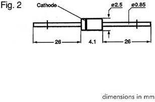 Produktbild Velleman ZENER-DIODE 4V3-1.3W