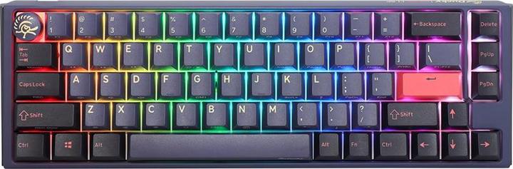 Actual product image Ducky One 3 Cosmic Blue SF Gaming Keyboard, RGB LED - MX-Speed-Silver (US) (US, Cable)