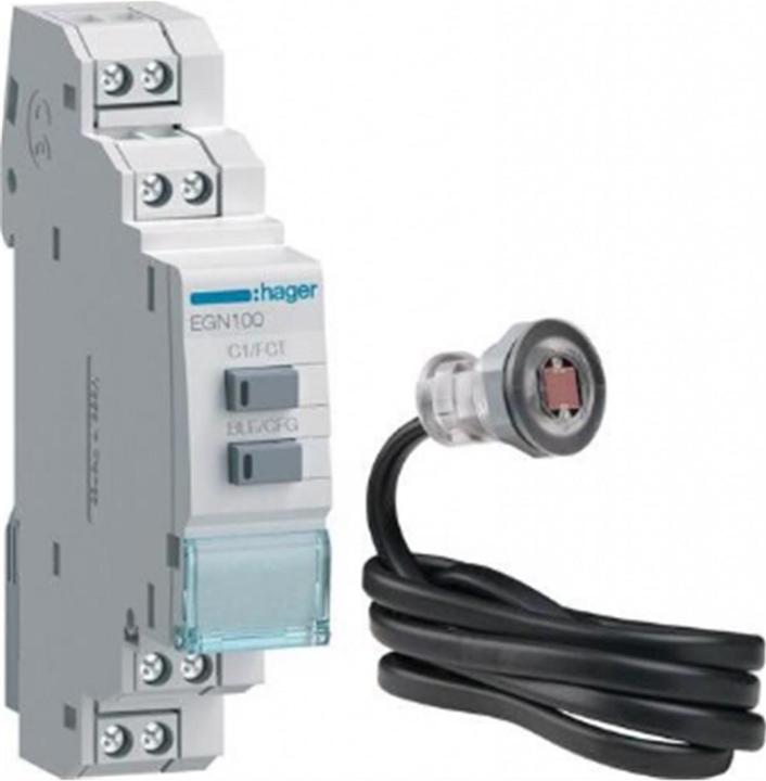 Actual product image Hager Timer 1-channel with built-in sensor Digital