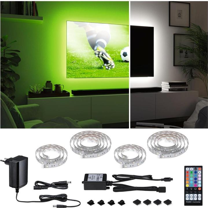 Actual product image Paulmann MaxLED 250 Stripe Set (RGBW, 361 cm, Indoor)
