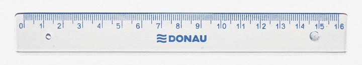 Produktbild Donau Lineal 16cm, hängetasche, klar (175 mm)