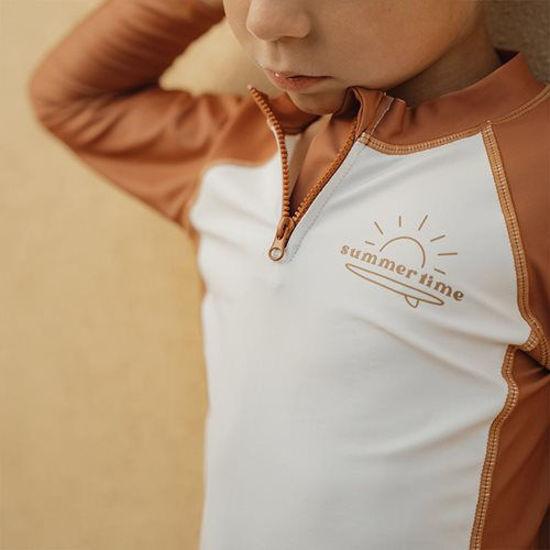Image du produit Little Dutch T-shirt de natation manches courtes Vintage Sunny Stripes - 86/92 (86)