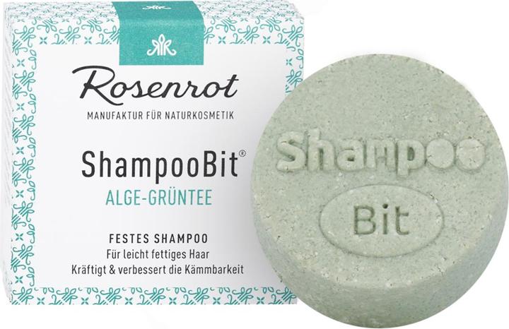 Rosenrot ShampooBit Alge-Grüntee (Festes Shampoo)