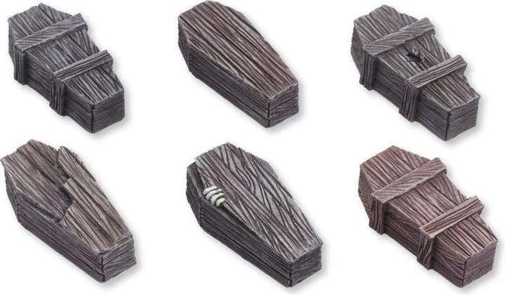 Produktbild Tabletop-Art Zubehör Wood Coffins – Set 2 6 Teile