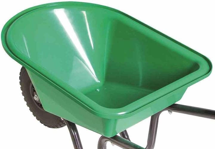 Actual product image FORT Children's wheelbarrow 20l green mounted, with PU wheel