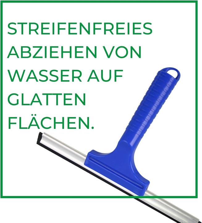 Produktbild Novaliv Sparset Fensterabzieher 23 cm + 35 cm Aluleiste mit Gummilippe für streifenfreies Abziehen B (2 Stk.)