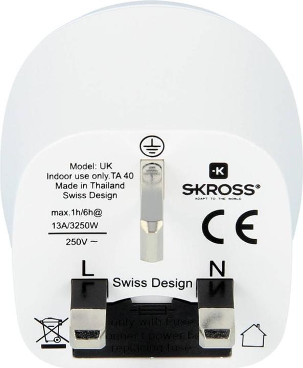 Image du produit Skross Adaptateur de voyage unique