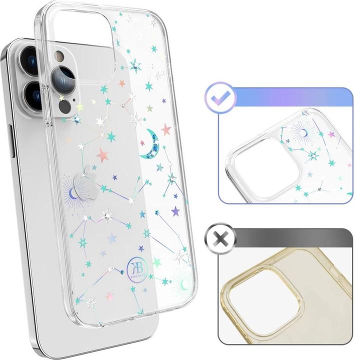 Produktbild Kingxbar Lucky Series iPhone 13 Pro case decorated with original Swarovski crystals transparent (Zod (Apple iPhone 13 Pro)