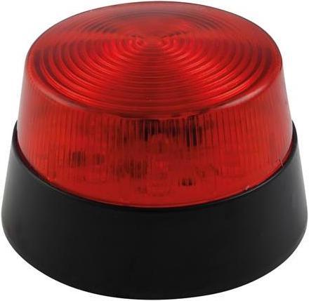 Image du produit Perel FLASH STROBOSCOPIQUE À LED - ROUGE - 12 VCC - ø 77 mm