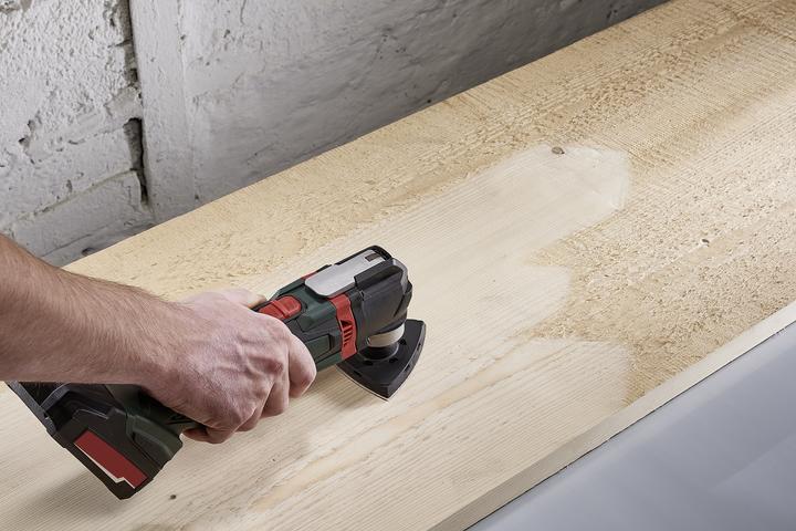 Actual product image wolfcraft wolfcraft 5 adhesive sanding sheets Aluminium oxide K40 Delta 105mm (40)