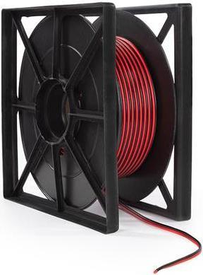 Actual product image Cables SPEAKER WIRE - RED/BLACK - 2 x 1.50 mm² - 100 m (100 m, 1.50 mm²)